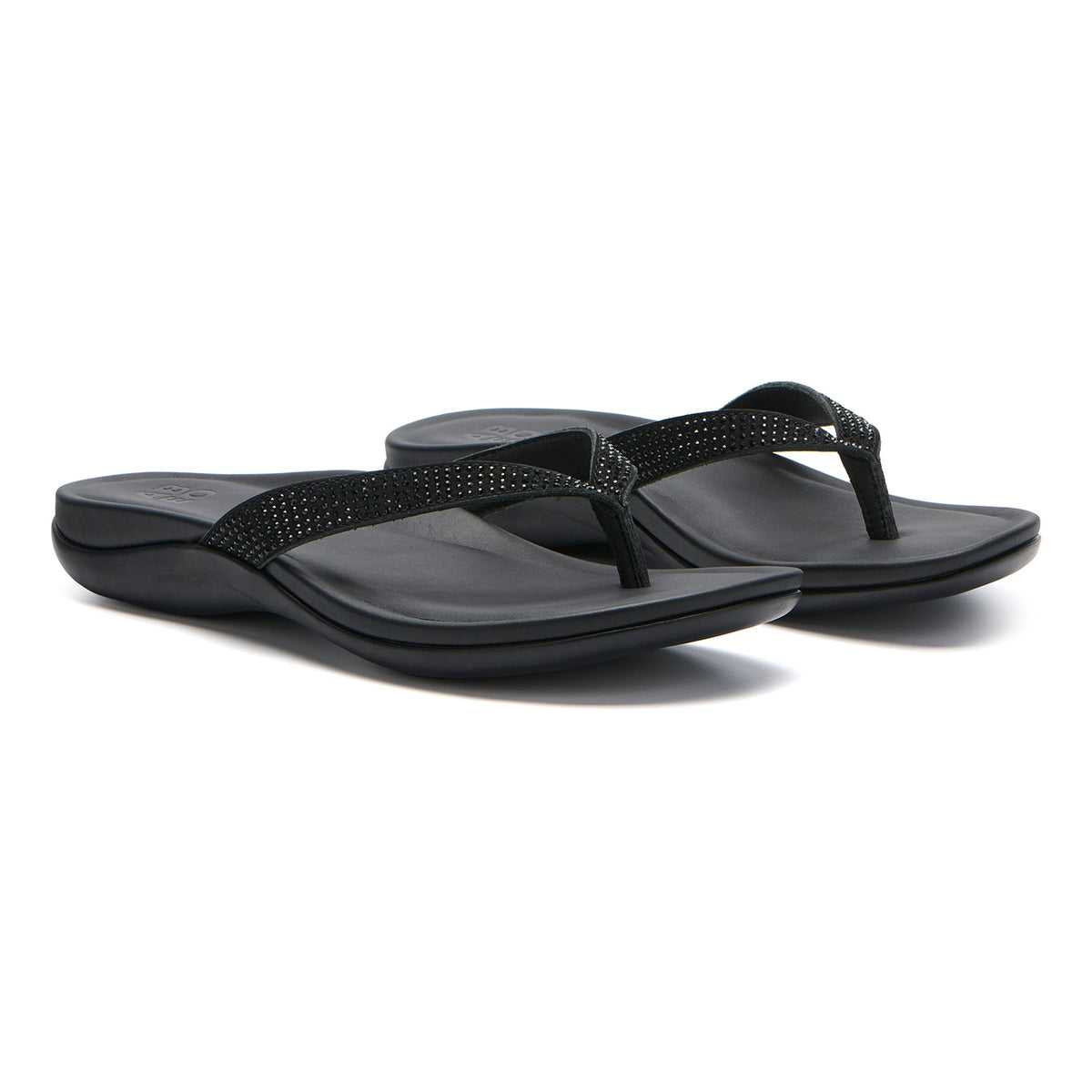 Oasis Flip Flop Black Sparkle | ABEO Footwear
