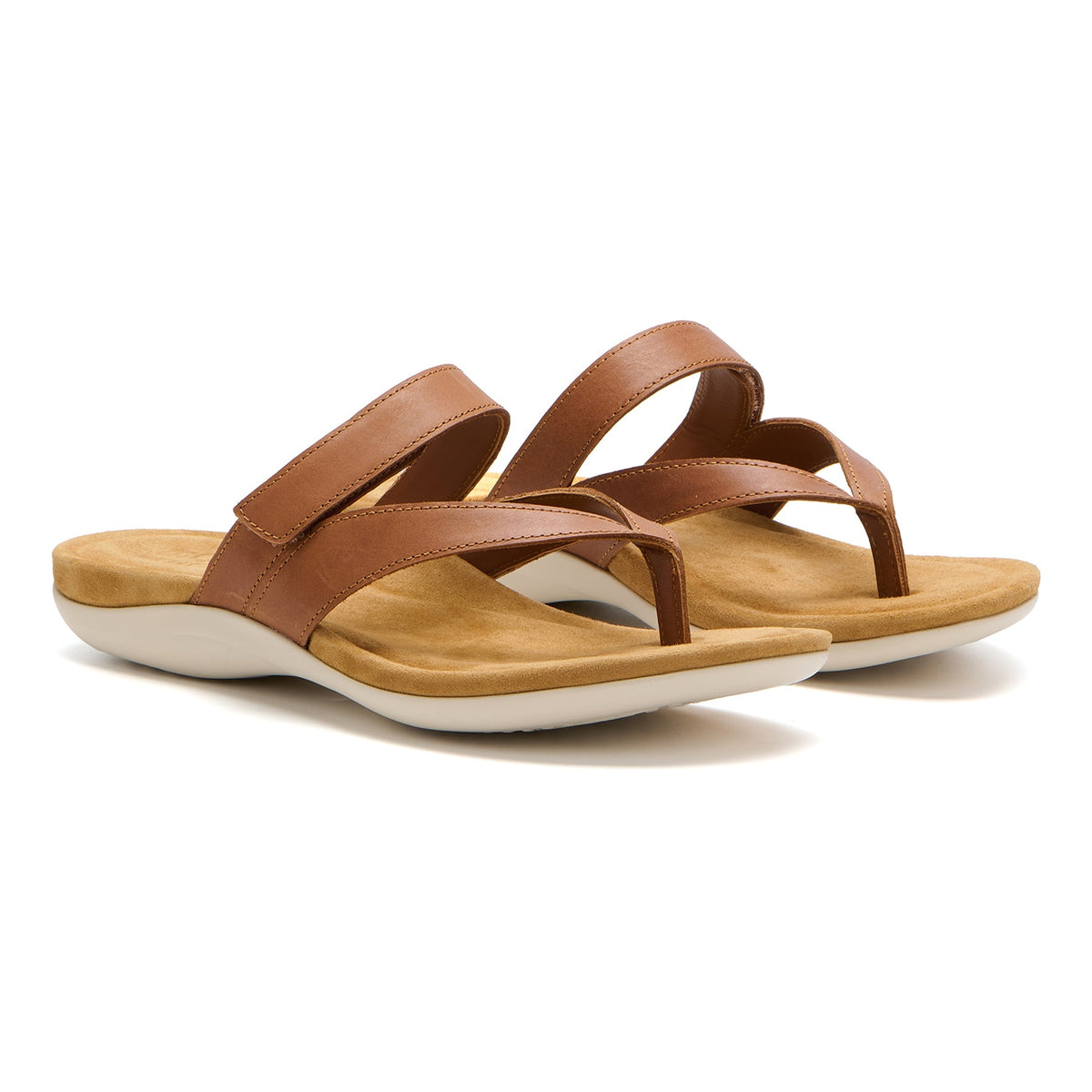 Oasis Thong Sandal Caramel | ABEO Footwear