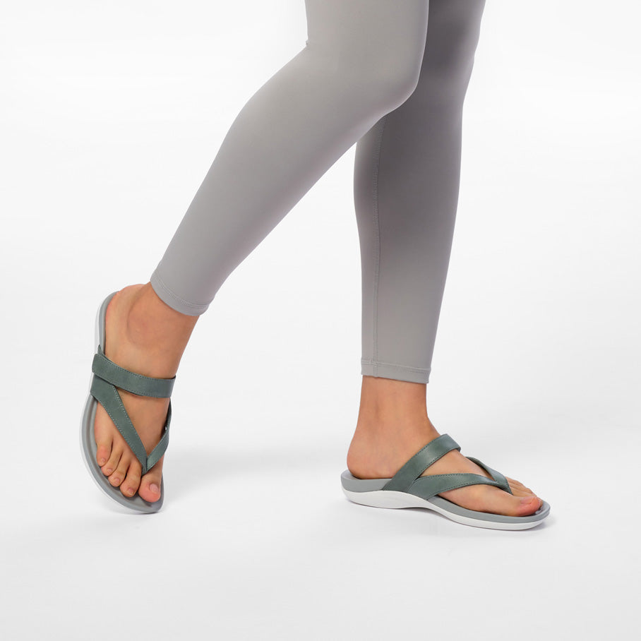 Oasis Thong Sandal Castor Grey | ABEO Footwear