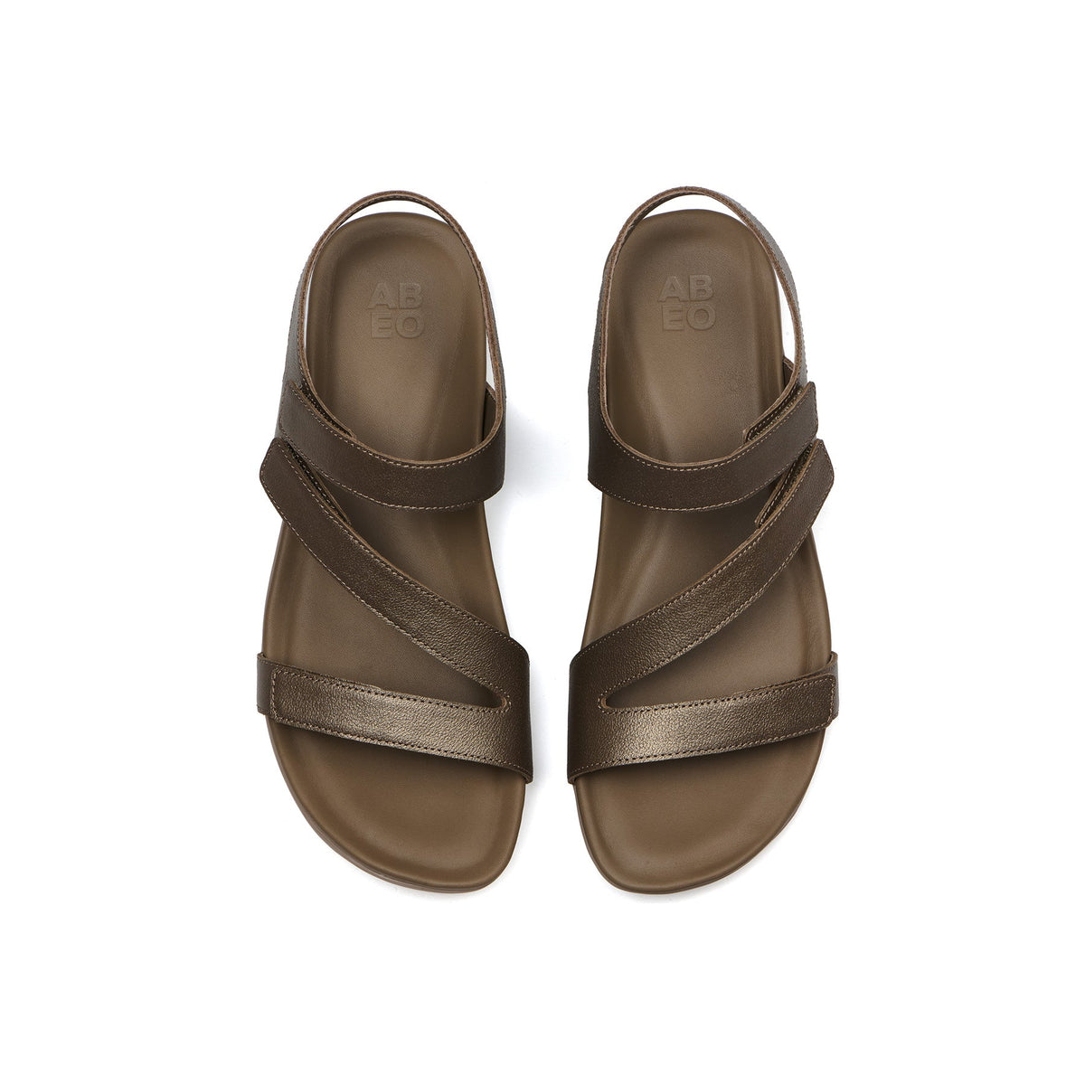 Oasis Sandal Fossil Metallic | ABEO Footwear
