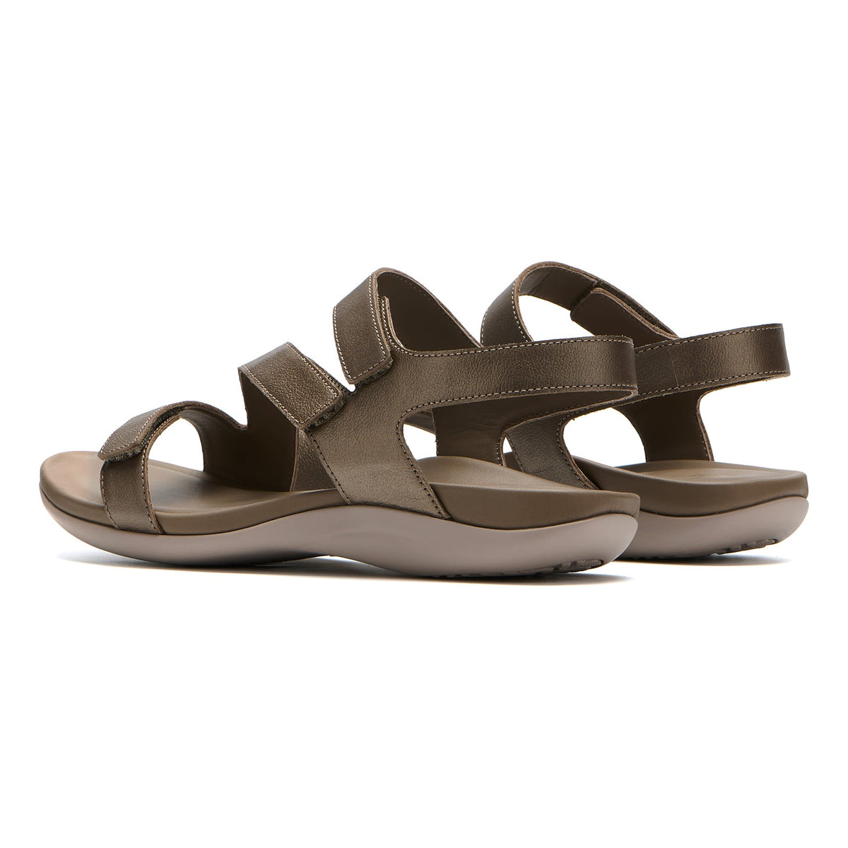 Oasis Sandal Fossil Metallic | ABEO Footwear