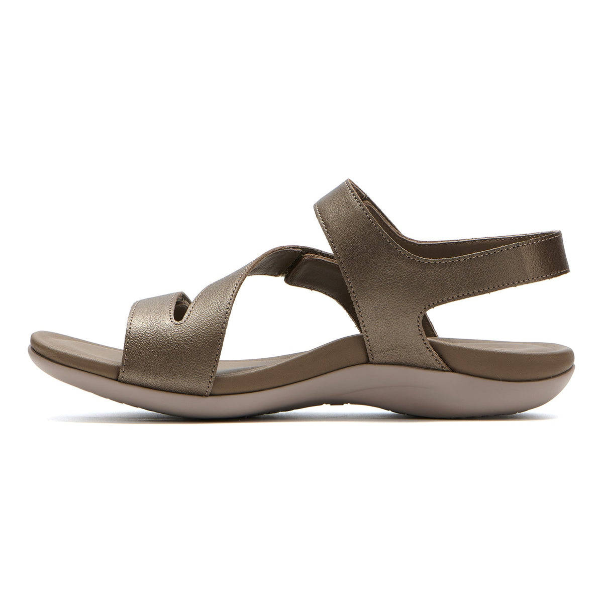 Oasis Sandal Fossil Metallic | ABEO Footwear