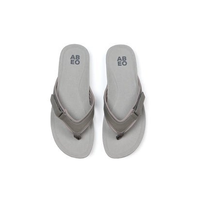 Oasis Sport Flip Flop Nickel | ABEO Footwear