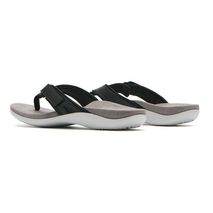 Oasis Sport Flip Flop Black | ABEO Footwear