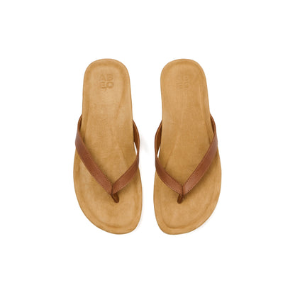 Oasis Flip Flop Caramel | ABEO Footwear