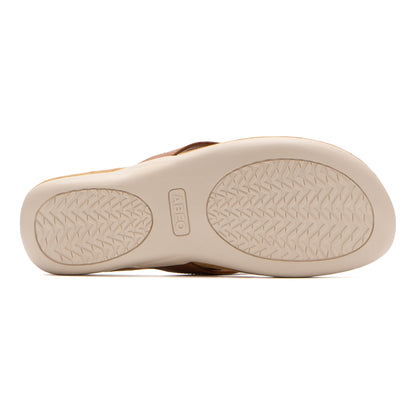 Oasis Flip Flop Caramel | ABEO Footwear