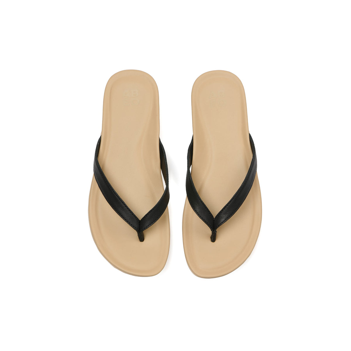 Oasis Flip Flop Black | ABEO Footwear