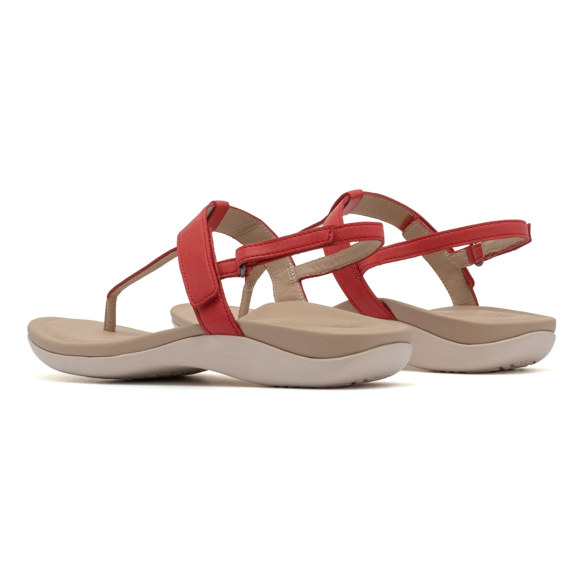 Oasis T Strap Red | ABEO Footwear