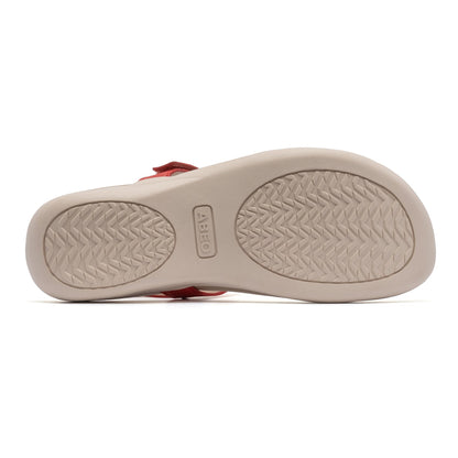 Oasis T Strap Red | ABEO Footwear