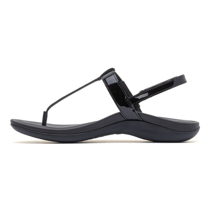 Oasis T Strap Black | ABEO Footwear