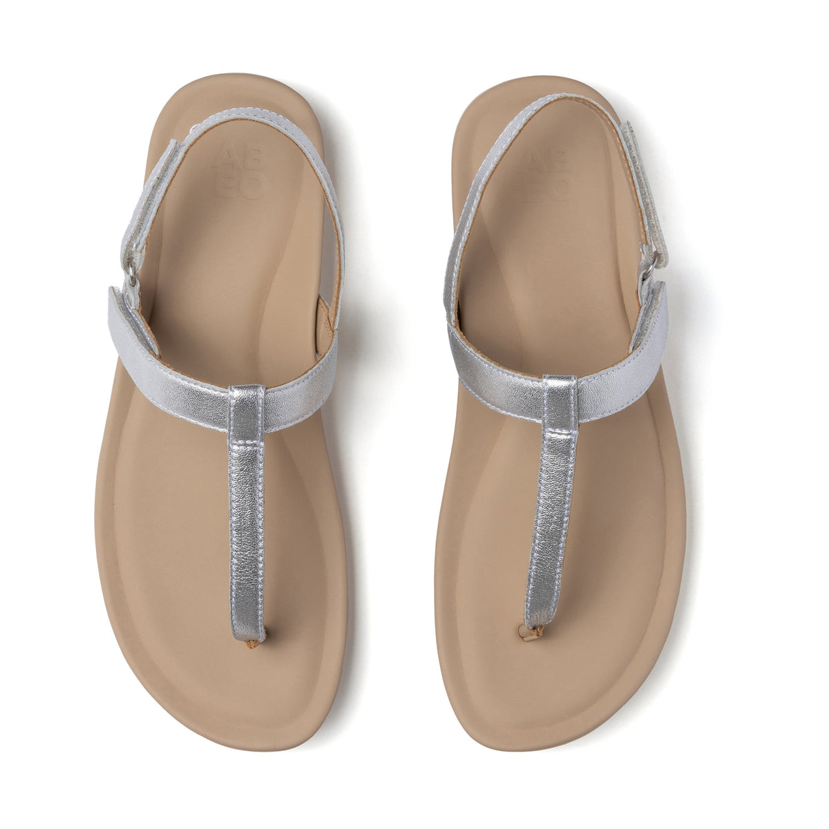 Oasis T Strap Silver | ABEO Footwear