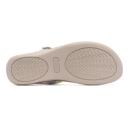 Oasis T Strap Silver | ABEO Footwear