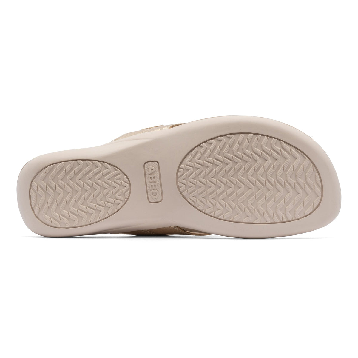 Oasis Thong Sandal Light Gold | ABEO Footwear