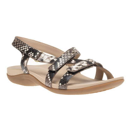 Oasis Slingback Natural Snake | ABEO Footwear