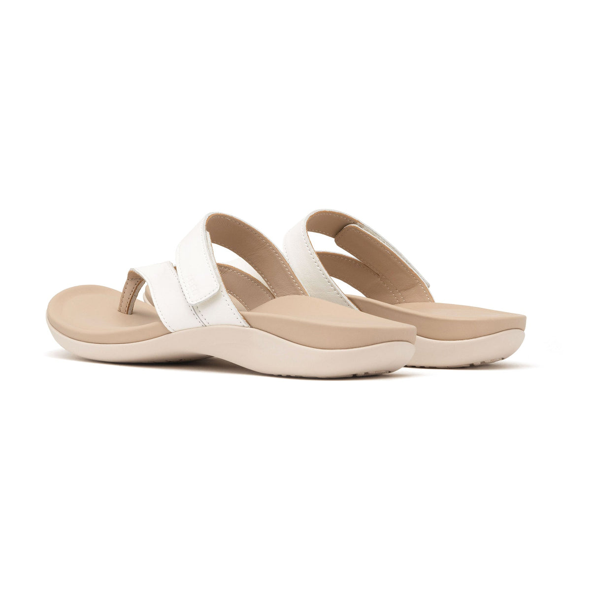 Oasis Thong Sandal White | ABEO Footwear