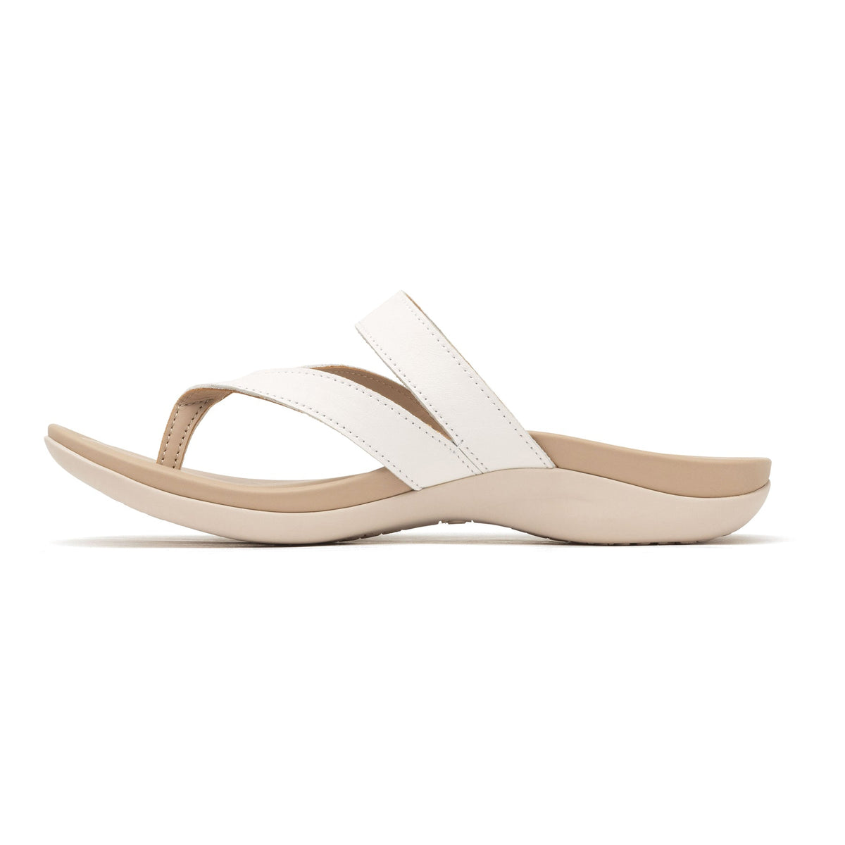 Oasis Thong Sandal White | ABEO Footwear