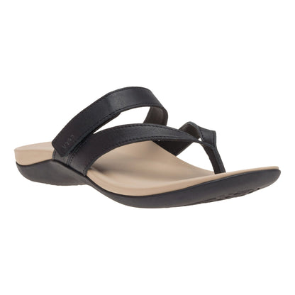 Oasis Thong Sandal Black Majestic | ABEO Footwear