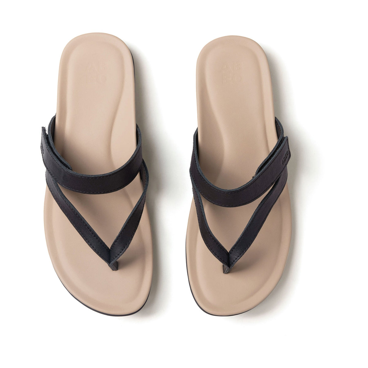 Oasis Thong Sandal Black Majestic | ABEO Footwear