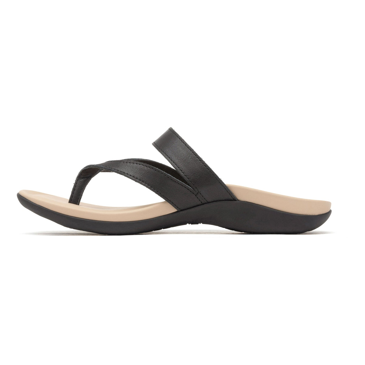 Oasis Thong Sandal Black Majestic | ABEO Footwear