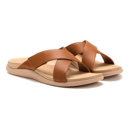 Laguna Slide Pecan | ABEO Footwear