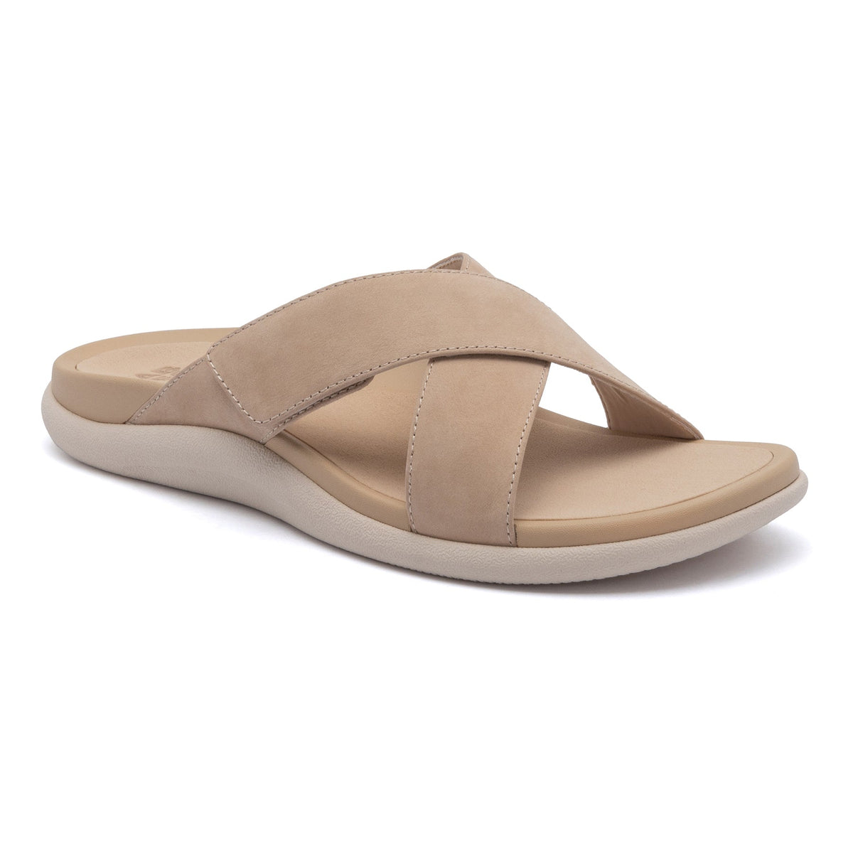 Laguna Slide Cuban Sand Leather | ABEO Footwear