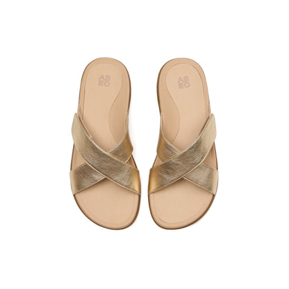 Laguna Slide Gold | ABEO Footwear