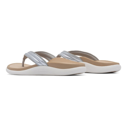 Laguna Thin Strap Silver | ABEO Footwear