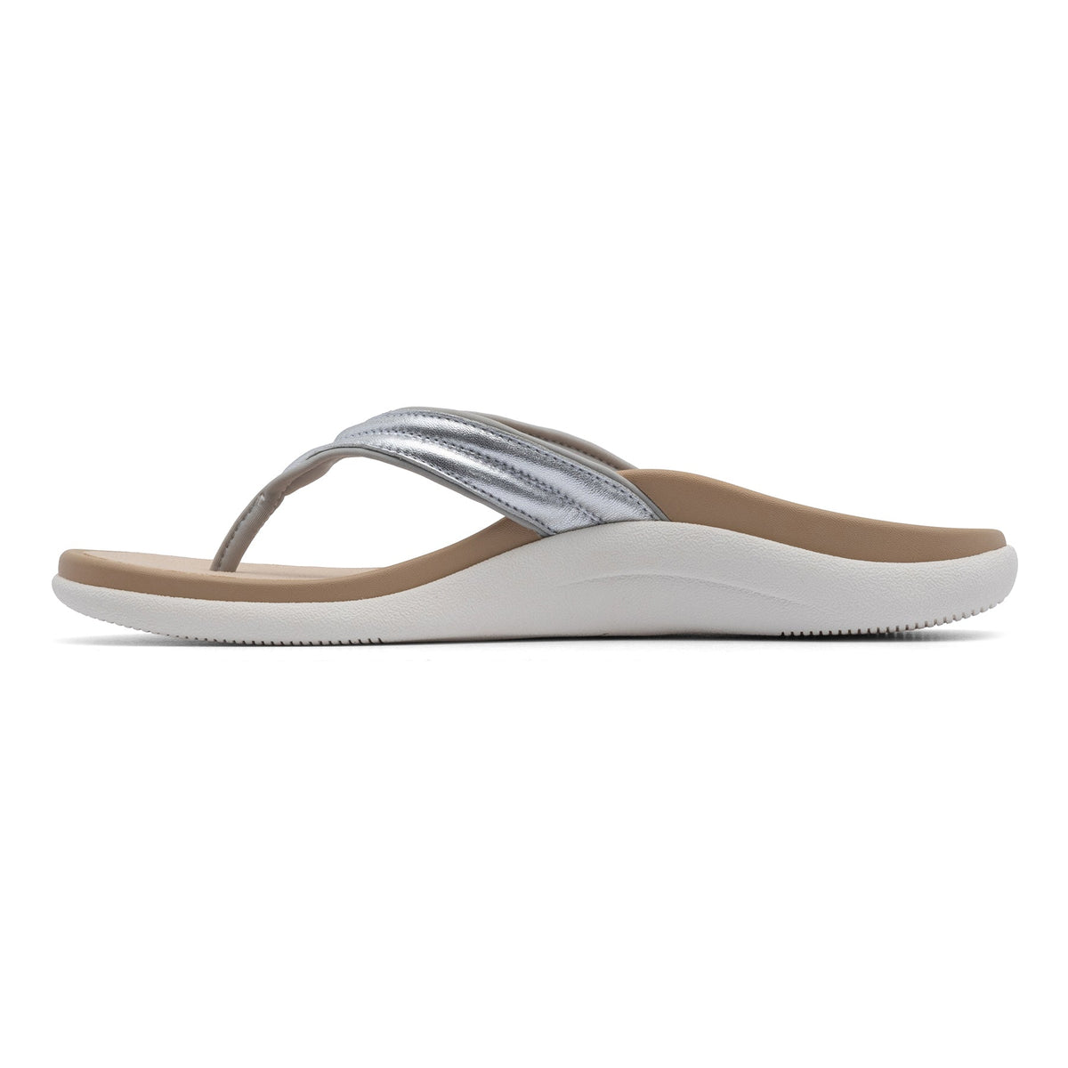 Laguna Thin Strap Silver | ABEO Footwear