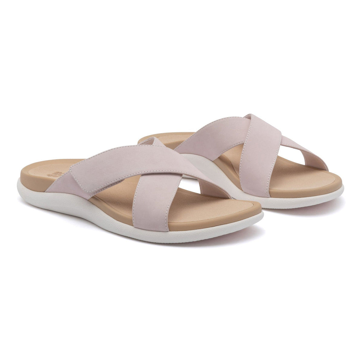 Laguna Slide Pink Leather | ABEO Footwear