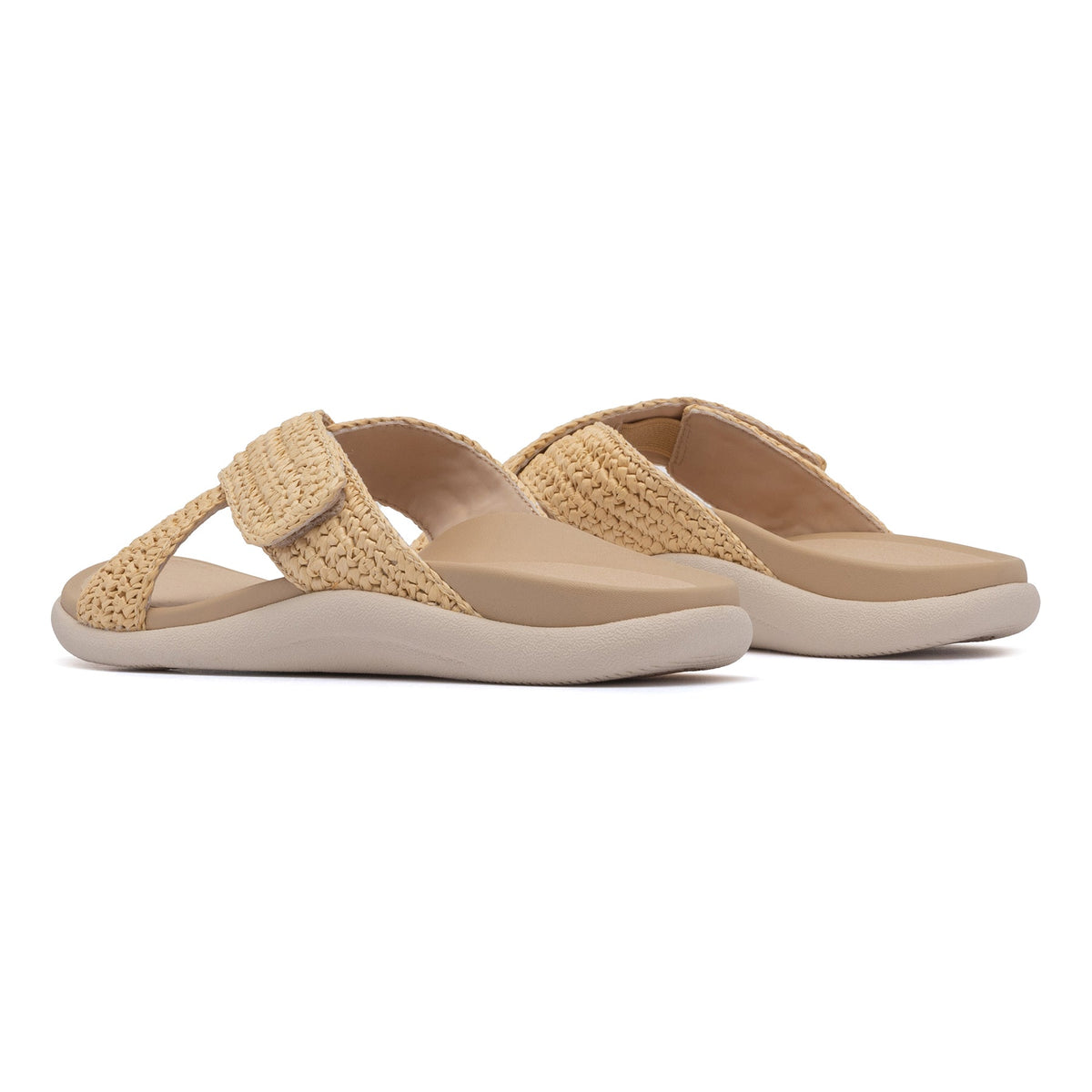 Laguna Slide Raffia | ABEO Footwear