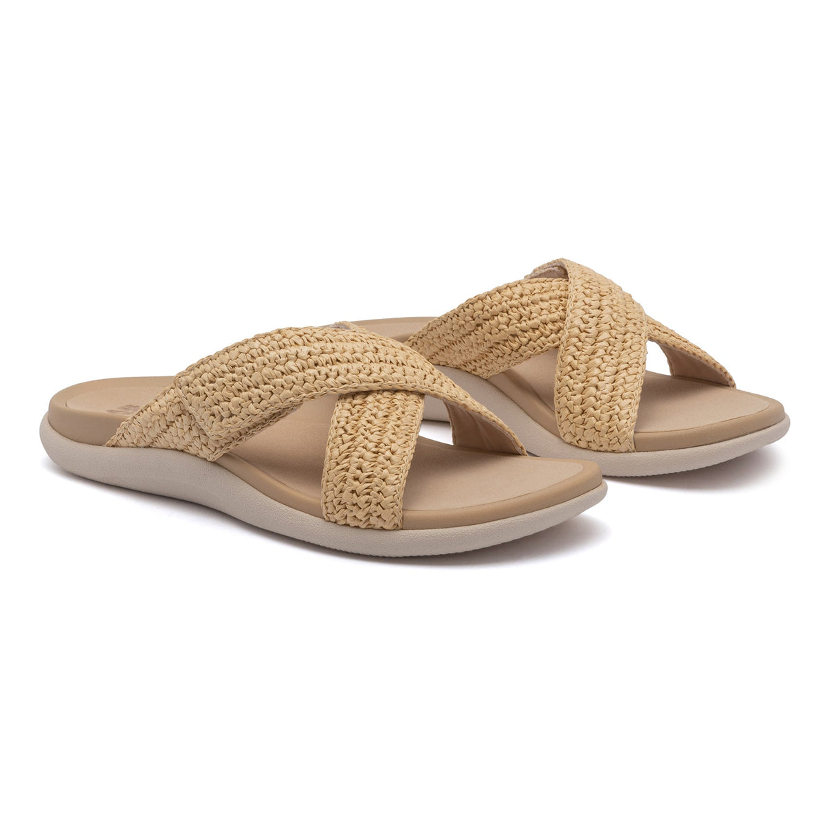 Laguna Slide Raffia | ABEO Footwear