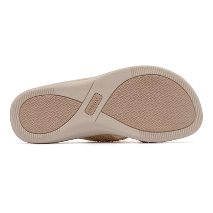Laguna Slide Raffia | ABEO Footwear