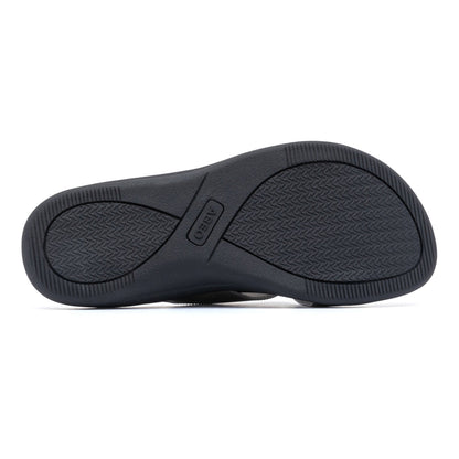 Laguna Slide Silver Leather | ABEO Footwear