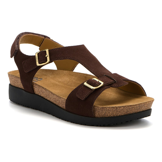 Algarve Buckle Chocolate | ABEO Footwear