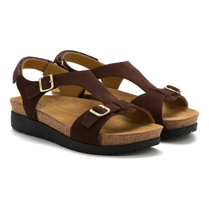 Algarve Buckle Chocolate | ABEO Footwear