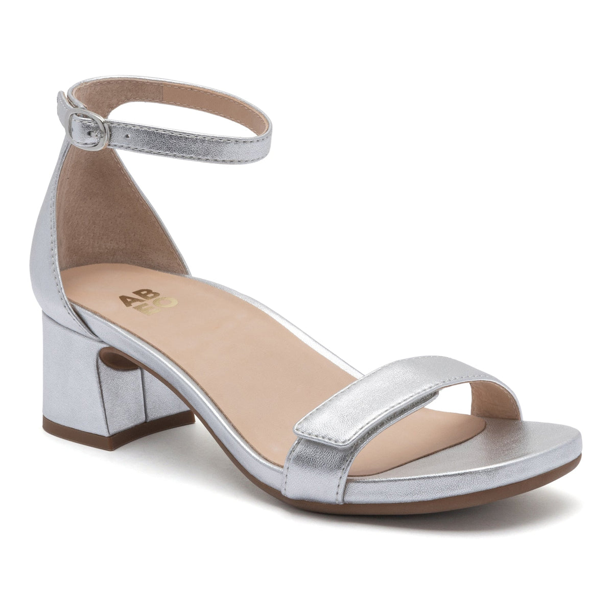 Avenue Strap Silver Leather | ABEO Footwear