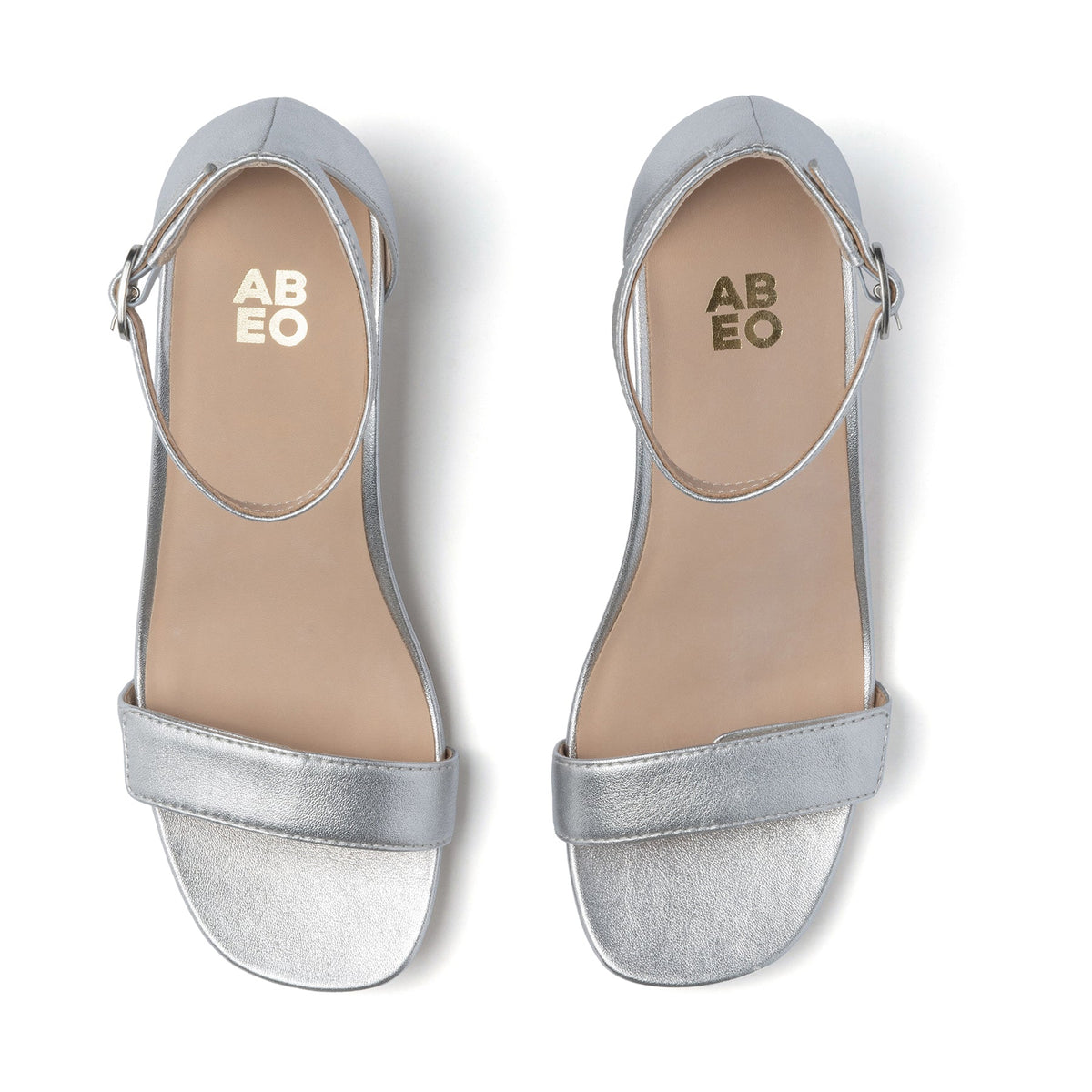 Avenue Strap Silver Leather | ABEO Footwear