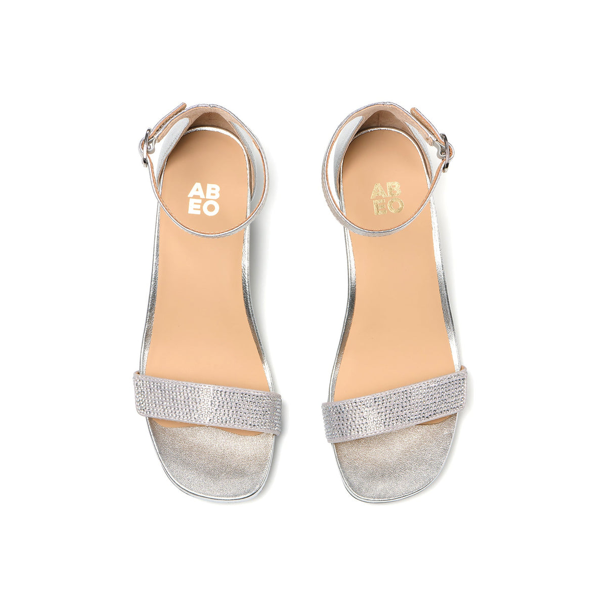 Avenue Strap Silver Sparkle | ABEO Footwear