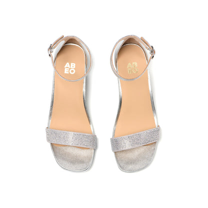 Avenue Strap Silver Sparkle | ABEO Footwear