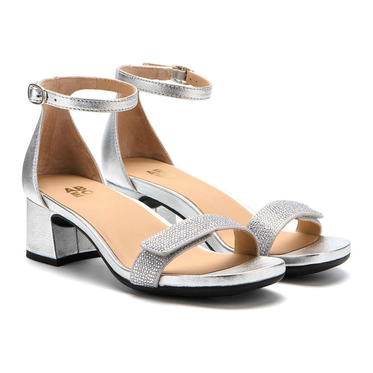 Avenue Strap Silver Sparkle | ABEO Footwear