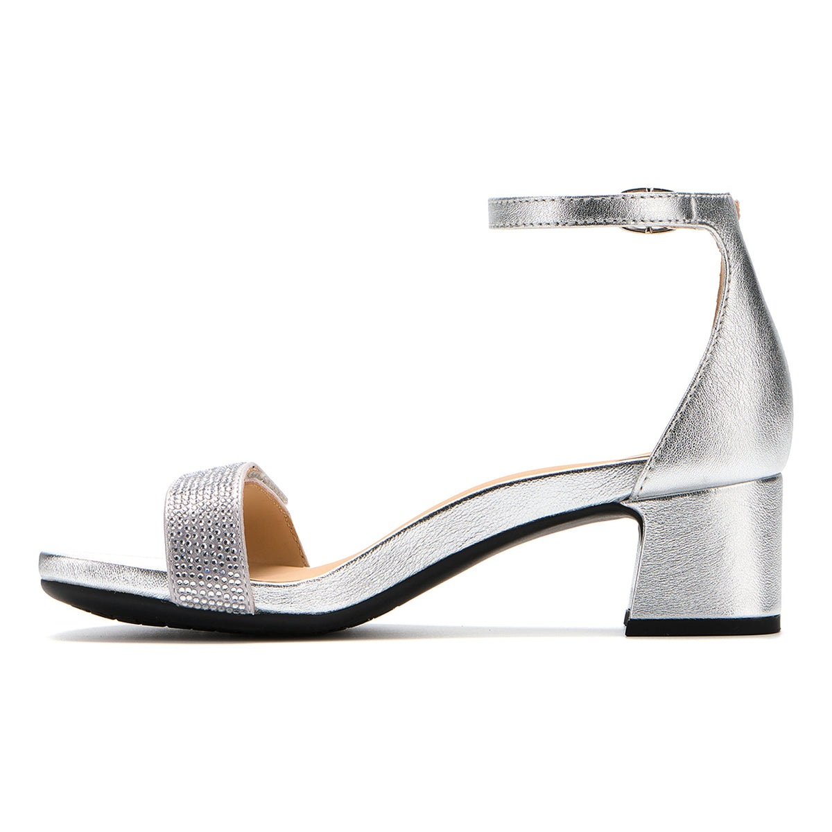 Avenue Strap Silver Sparkle | ABEO Footwear