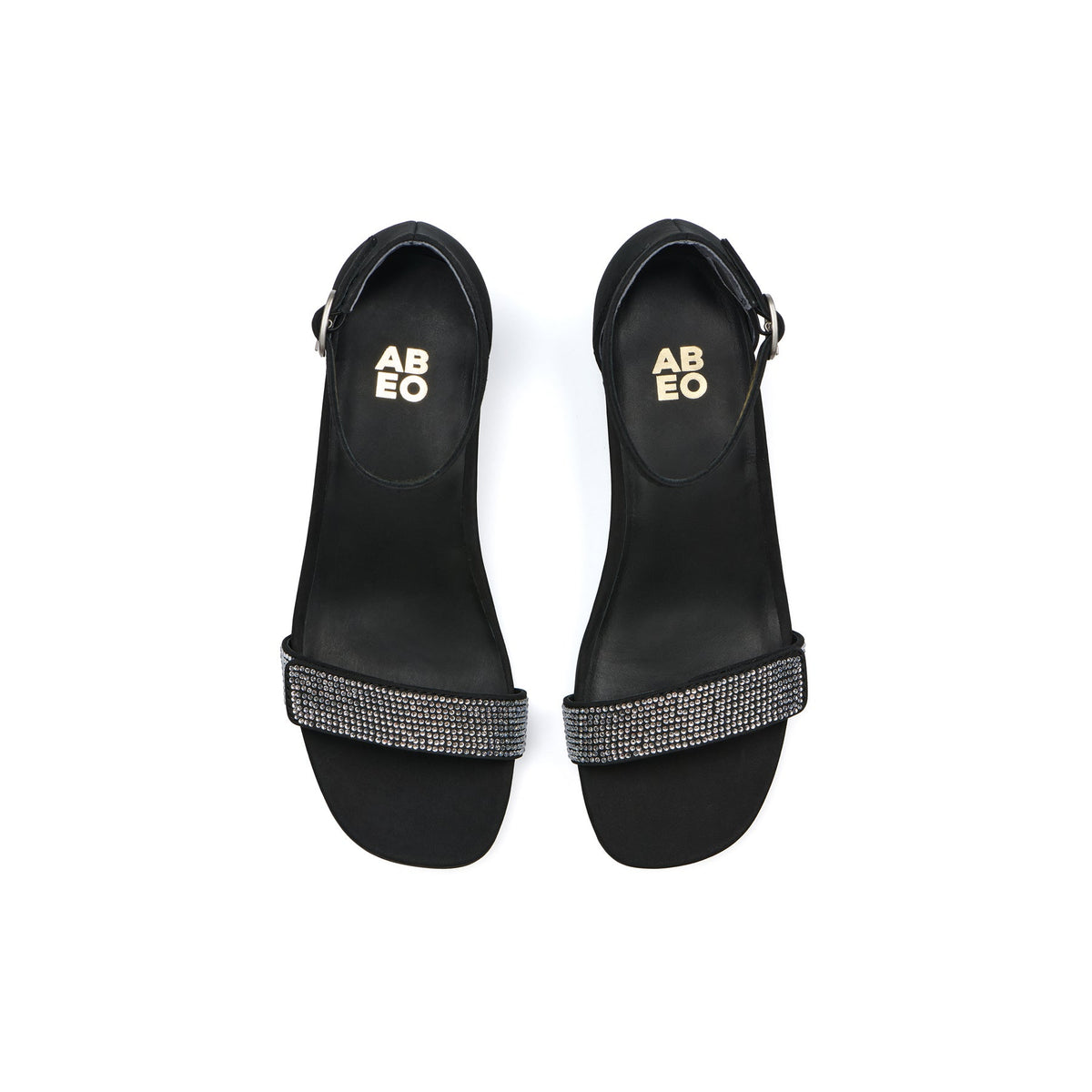 Avenue Strap Black Sparkle | ABEO Footwear