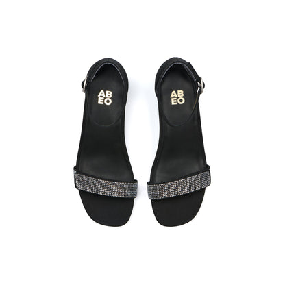 Avenue Strap Black Sparkle | ABEO Footwear