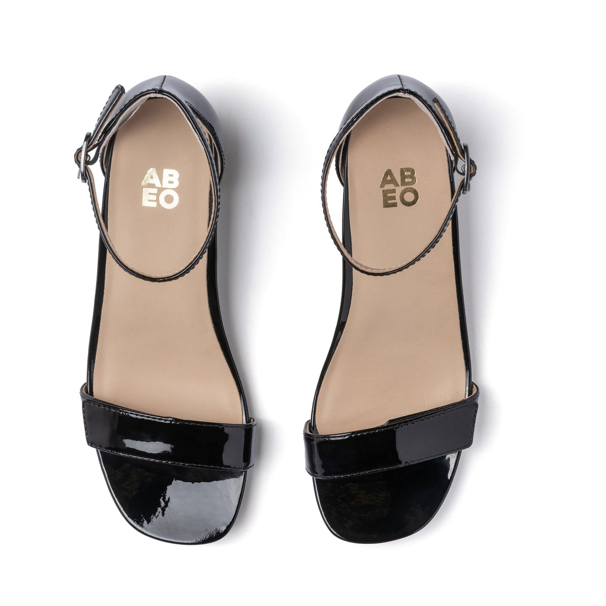 Avenue Strap Black Patent | ABEO Footwear