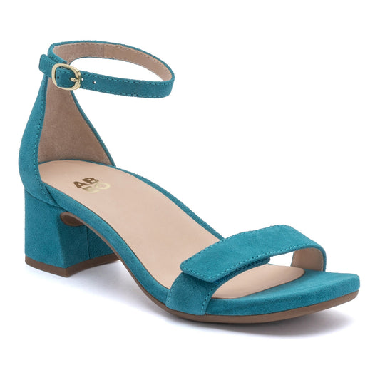 Avenue Strap Teal Suede | ABEO Footwear