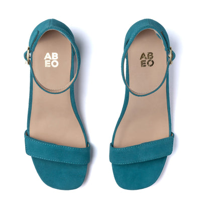Avenue Strap Teal Suede | ABEO Footwear