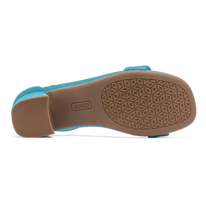 Avenue Strap Teal Suede | ABEO Footwear