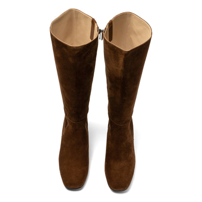 Avenue Tall Caramel Suede | ABEO Footwear