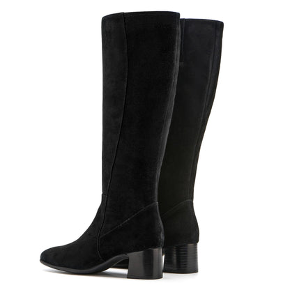 Avenue Tall Black Suede | ABEO Footwear