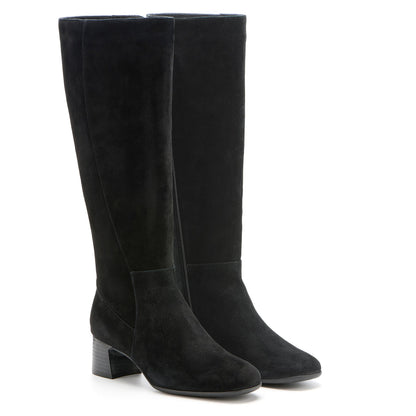 Avenue Tall Black Suede | ABEO Footwear